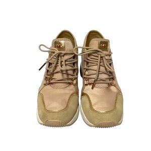 Michael Kors LIV Trainer Canvas Sneaker Women Pink Size 8,5